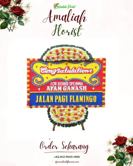 Sewa Papan Bunga Warkar